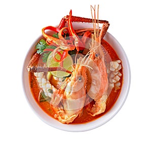 Tom Yum Goong Thai hot spicy soup