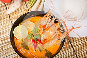 Tom Yum Goong, Thai hot spicy soup shrimp