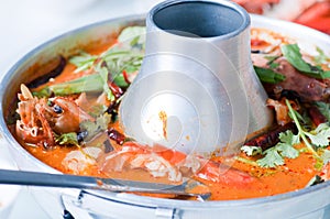 Tom yum kung, thai food photo