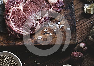 Tomahawk steak food photography recipe idea