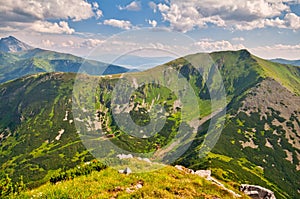 Tomanova mountain in Cervene vrchy mountains in the border of Poland and Slovakia