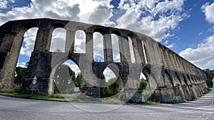 Tomar Aqueduct templar castle Portugal historic