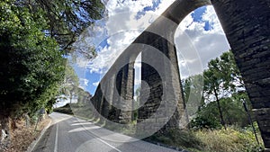 Tomar Aqueduct templar castle Portugal historic