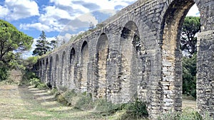 Tomar Aqueduct templar castle Portugal historic