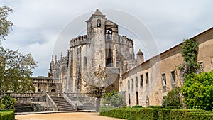 Knights of the Templar or Convents of Christ castle, detail, Tomar, Portugal