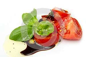 Tomato and balsamic vinegar