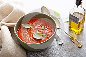 Tomato basil soup