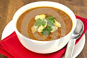 Tomato bisque soup