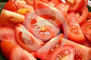 Tomato cut