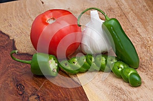 Tomato, Jalapeno and Garlic