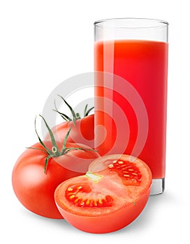 Isolated tomato juice