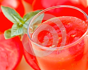 Tomato juice - tomato smoothie