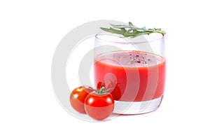 Tomato juice and tomatoes