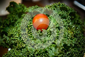 Tomato and kale