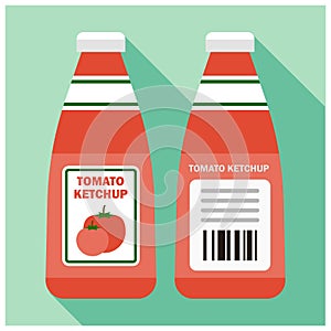 Tomato ketchup bottle