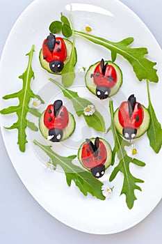 Tomato Ladybird Appetizer