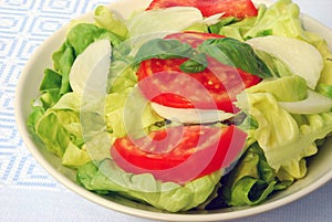 Tomato-lettuce salad