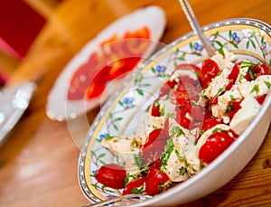 Tomato and Mozarella- salad