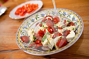 Tomato and Mozarella- salad