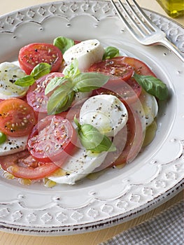 Tomato, Mozzarella and Basil Salad