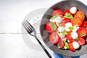 Tomato mozzarella salad