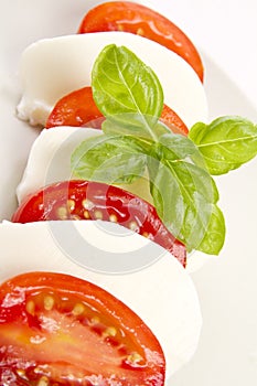 Tomato mozzarella salad