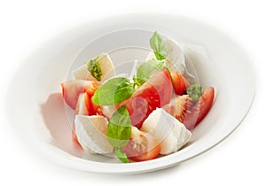 Tomato and mozzarella salad