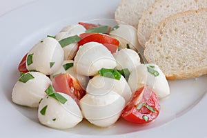 Tomato and mozzarella salad