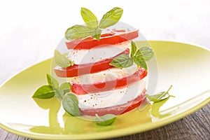 Tomato and mozzarella salad