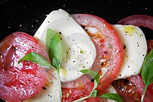 Tomato and mozzarella salad