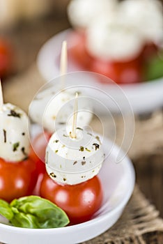 Tomato Mozzarella Salad with Basil