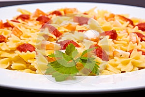 Tomato pasta dish