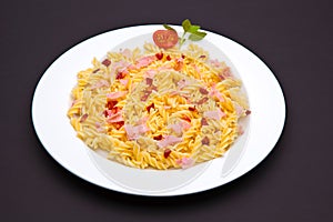 Tomato pasta dish