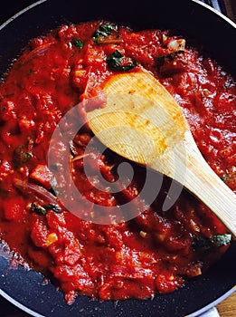Tomato Pasta sauce photo