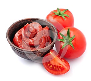 Tomato paste . Tomatoes sauce