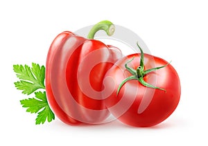 Tomato and pepper