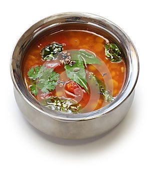 Tomato rasam, south indian soup