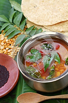 Tomato rasam, south indian soup