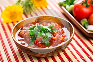 Tomato sauce bowl