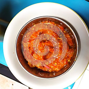 Tomato sauce sambal tomat segar