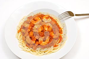Tomato sauce spaghetti