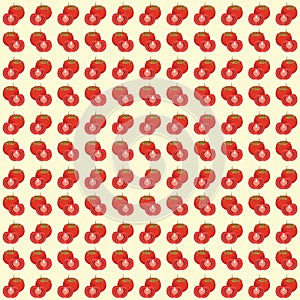 Tomato seamless pattern background