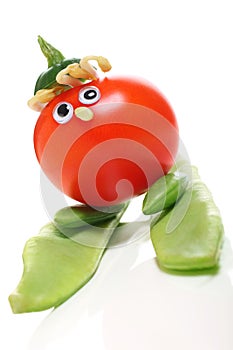 Tomato skier