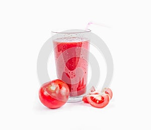 Tomato Smoothie,Drink with high vitamin C, refreshing, quench thirst, reduce wrinkles,