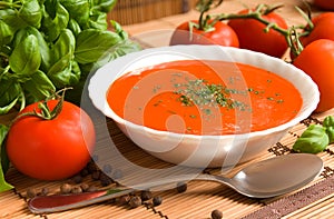 Tomato soup photo