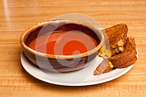 Tomato Soup Grilled Cheese