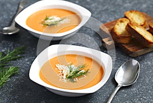 Tomato soup. Zuppa di Pomodoro
