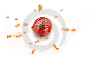 Tomato Splattered photo