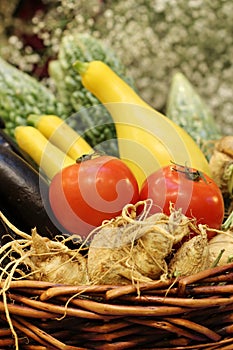 Tomato in vegetable photo