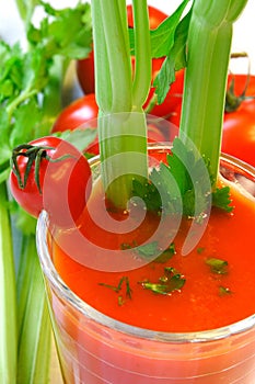 Tomato vegetable cocktail